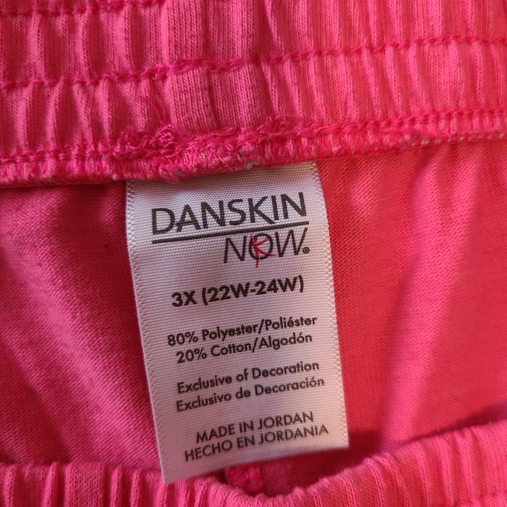 Danskin NOW gym shorts - pink 3x